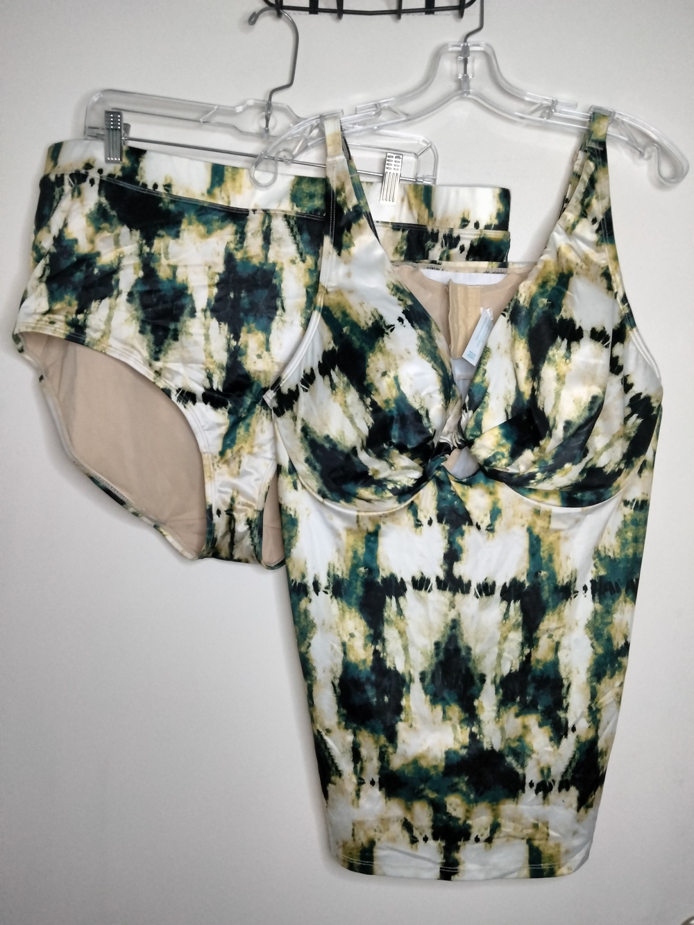 Swim by Cacique (Sz 44DD) Tankini & High-Waist Brief (Sz 24) Matching Swim Set